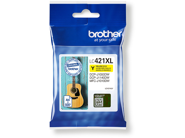 Tinte  LC421XLY Brother MFCJ1010DW Cartridge yellow