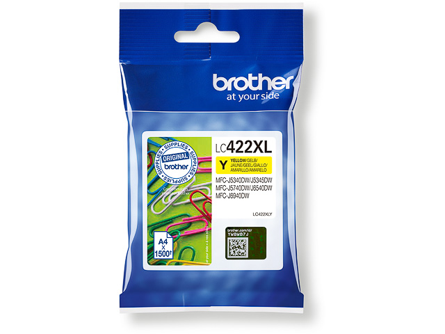 Tinte  LC422XLY Brother MFC-J 5340/ 6540 Cartridge yellow