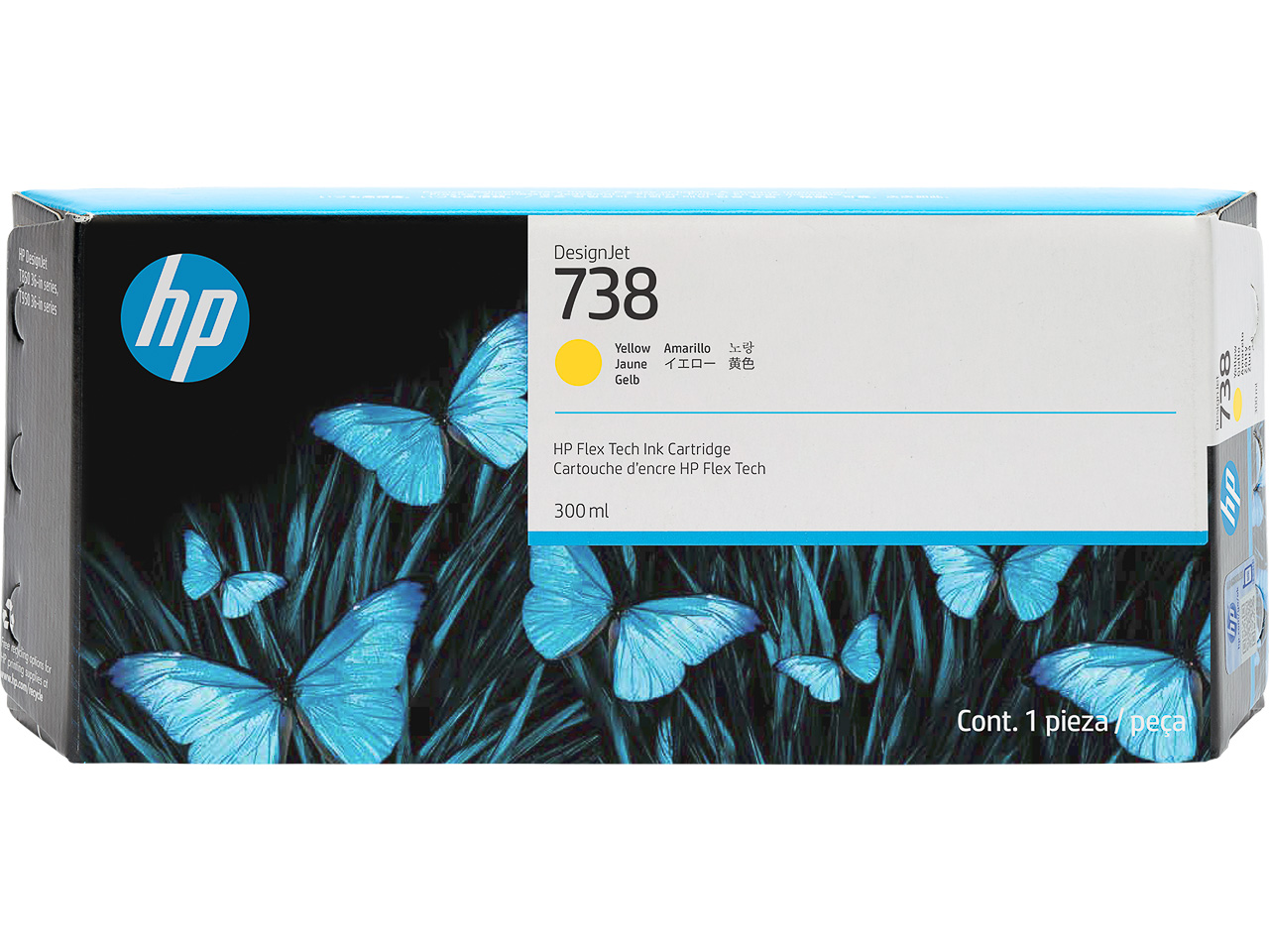 Tinte 676M8A HP DesignJet T850/ 950 yellow