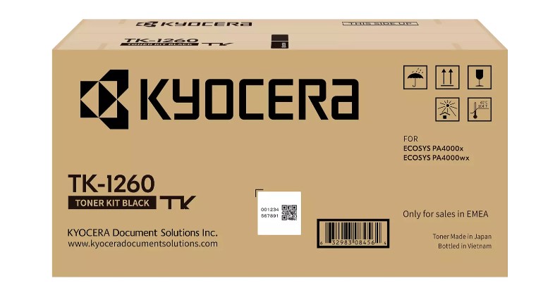 Toner TK1260 Kyocera PA4000x/wx   black