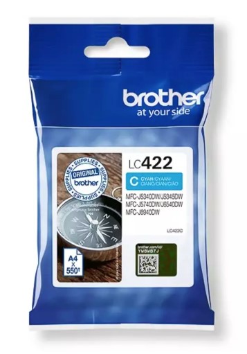 Tinte LC422C BROTHER MFC-J 5340/ 5740/ 6540  cyan