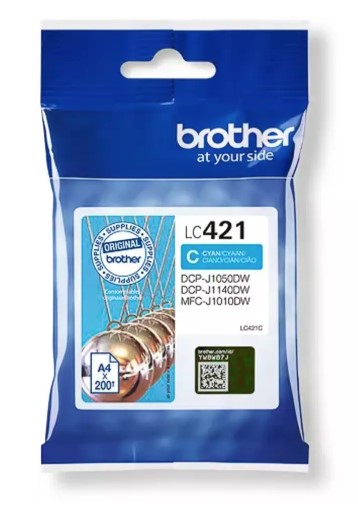 Tinte  LC421C Brother MFCJ1010DW  cyan